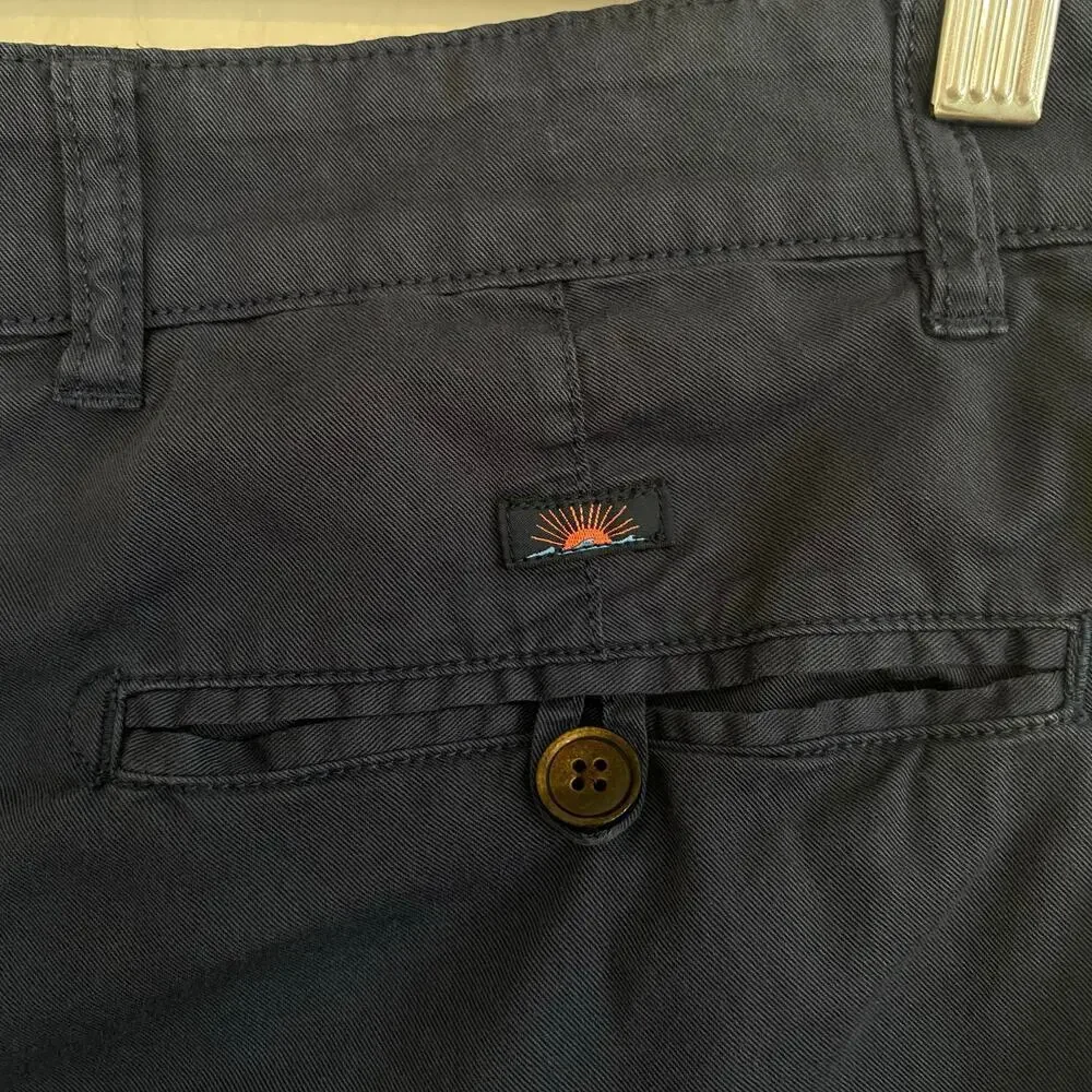 Faherty Mens Size 29x30 Pants Cotton Blend Coastal Preppy Navy Blue